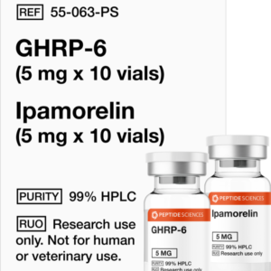 GHRP-6 (5mg x 10), Ipamorelin (5mg x 10)