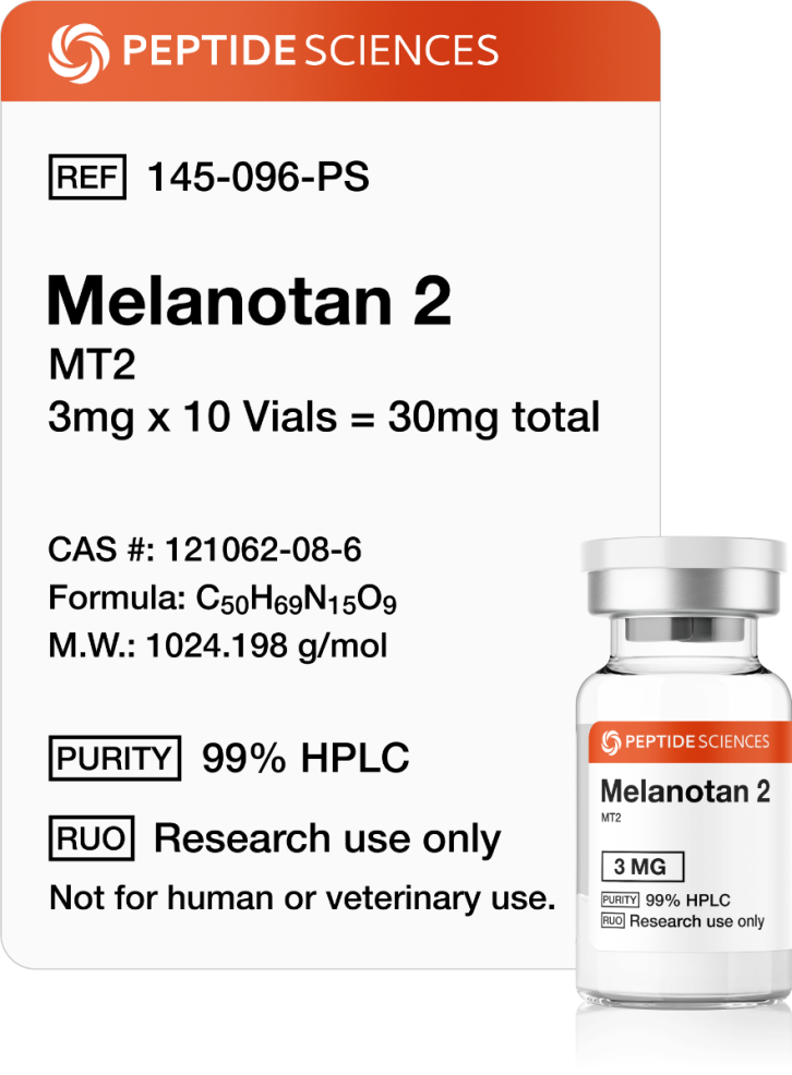 Melanotan 2 (MT2) (3mg x 10 Vials = 30mg)