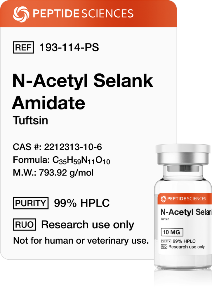 N-Acetyl Selank Amidate 10mg